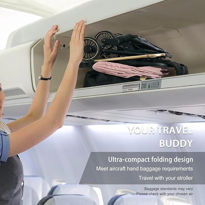 Lightweight Baby Stroller, Ultra Compact & Airplane-Friendly Travel Stroller - Image 6