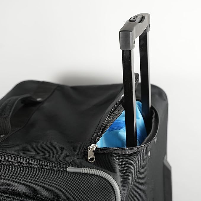 33" Rolling Duffle Bag with Wheels and Handle - Image 9