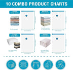 10 Pack Vacuum Storage Bags, Space Saver Bags Compression Storage Bags - Image 5