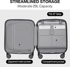 mixi Underseat Carry on Luggage 16 Inch Hardshell PC Suitcase - Image 5