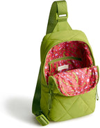 Vera Bradley Women's Lorman Sling Backpack-Featherweight Bag, Spinach Green - Image 4