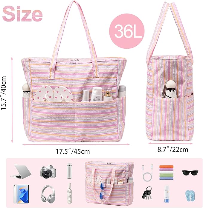 Waterproof Beach Tote Pool Bags - Image 8