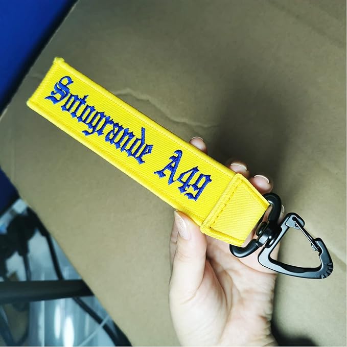 Custom Luggage Tags, Custom Personalized Luggage tag Name, Embroidery Key Ring - Image 4