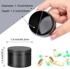 Portable Metal Pill Case, Single Waterproof Daily Pill Box - Image 2