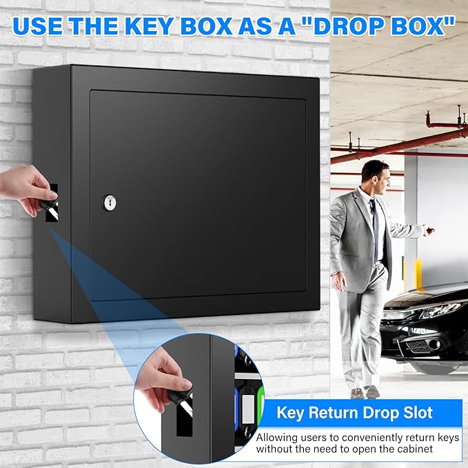 75 Keys Key Lock Box, Anti-Theft Key Cabinet - Image 4