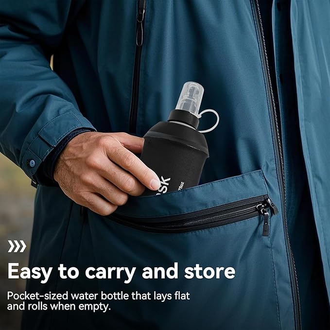 AXEN Soft Flask TPU Foldable Running Hydration Flask, Soft Collapsible Water - Image 4