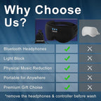 Deep Sleep Mask with Bluetooth 5.4 Headphones - Image 4