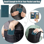 Genuine Leather Travel Passport Wallet, Slim RFID Blocking Holder - Image 6