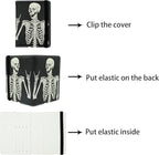 OK Skull Passport Holder for Women and Men PU Leather Passport Cover for Travel - Image 4