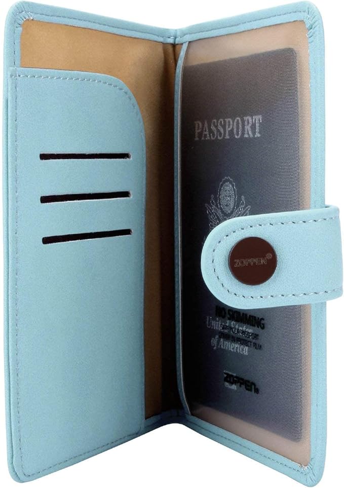 ZOPPEN Passport Holder Women, Passport Cover Travel Wallet Rfid Blocking - Image 4