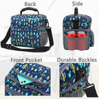FlowFly Double Layer Cooler Insulated Lunch Bag Adult Lunch Box Large Tote Bag - Image 6