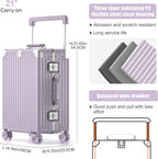 Aluminium Frame Checked-Luggage - Image 6