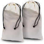 ZENPAC Travel Shoe Bag, Washable Breathable Cotton Fabric by Zenpac