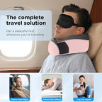 Travel Neck Pillow, Best Memory Foam Airplane Pillow - Image 3