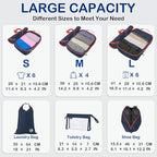 Cipway Compression Packing Cubes, Lightweight Travel Luggage Organizers - Image 6