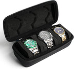 3 watch travel case roll, Hard watch carry case roll display storage organizer - Image 5
