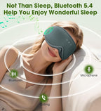 Bamboo Cotton Sleep Mask with Bluetooth Wireless Headphones - Image 6