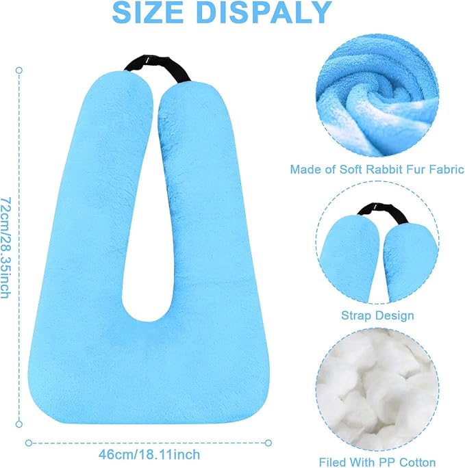 Travel Pillow, Travel Pillow for Kids, Sleeper Hold Pillow Travel, Removable - Image 7