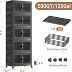 BROVIEW 500Qt Stackable Storage Bins - Image 2