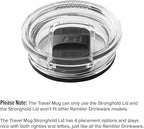 YETI Rambler 20 oz Travel Mug, Stainless Steel, Vacuum Insulated - Image 7