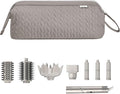 Shark Flex Style Case for Airwrap Hair Dryer Brush Revlon Hair Tools Travel Bag Carrying Case Flat Curling Iron Organizer (Camel)