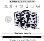 Closeable Tote Bag with 12 Pockets, Thick Bottom Support & Adjustable Strap - Image 2