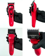 Supreme Trimmer Darkstar 72 Clipper with Magnetic Vector Motor | 180 Min Run Time, 9000 RPM Barber Hair Clipper | Low Noise, Professional Clipper DLC Blades | STC72