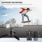 NEEWER Portable Desktop Mini Tripod Aluminum Alloy 20''/ 50cm Desk Tripod - Image 6