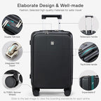 Hanke Grace Expandable Carry On Luggage - Image 3