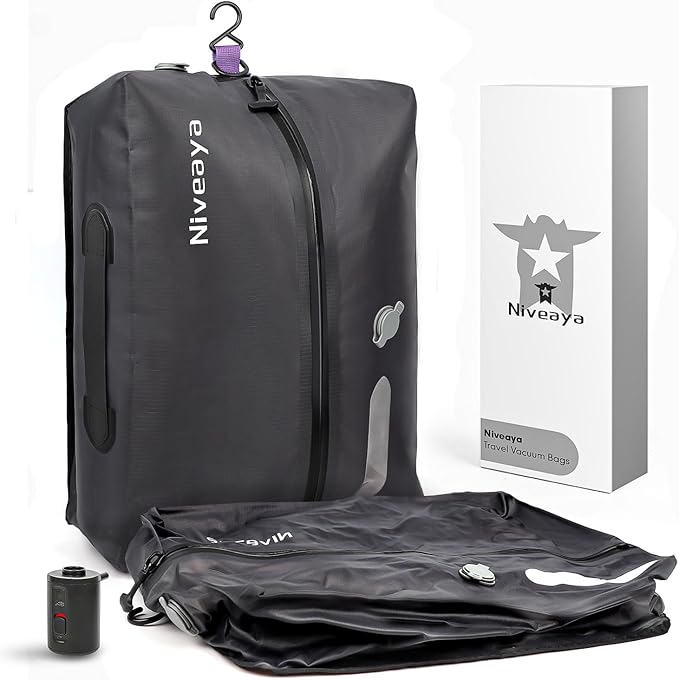 Niveaya Vacuum Bags for Travel by Niveaya