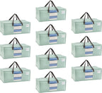 VENO 10 Pack Moving Bags for College, Heavy-Duty Storage Totes, Moving Boxes by Veno