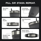 HYDAWAY 16oz Collapsible Tumbler - Image 4