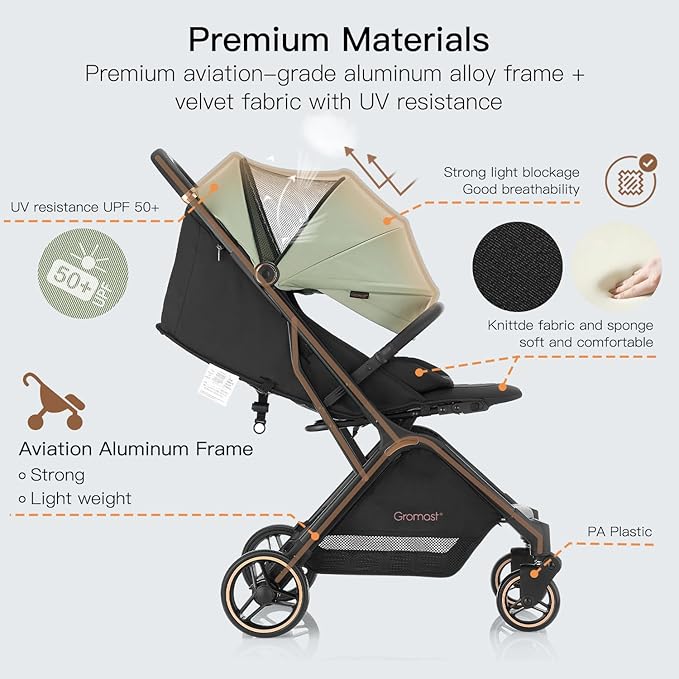 Gravity Folding Baby Stroller - Image 6