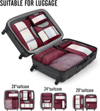 Veken 10 Set Packing Cubes for Travel Essential, Suitcase Organizer Bags in 4 - Image 6