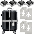Weewooday 8 Pcs Luggage Straps Suitcase Tags Set by Weewooday