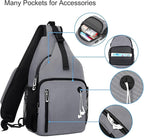 MOSISO Sling Backpack Bag, Crossbody Shoulder Bag Travel Hiking Daypack Chest - Image 3