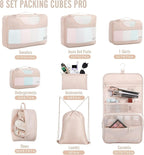 Veken 8 Set Packing Cubes for Travel, Beach Vacation Essentials Accessories for - Image 2