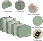 BAGAIL 8 Set Packing Cubes Luggage Packing Organizers - Image 4