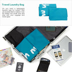HOMEST XL Wash Me Travel Laundry Bag, Dirty Clothes Organizer, Large Enough to - Image 6