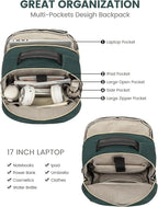 LOVEVOOK Laptop Backpack for Women, Large Capacity Travel Computer Work Bag - Image 3