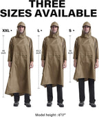 iCreek Hooded Rain Poncho with Pocket Waterproof Lightweight Unisex Raincoat - Image 6
