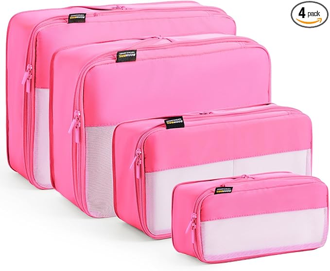 4 Set Compression Packing Cubes by SOARSAIL