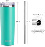 koodee 20 oz Skinny Tumbler Stainless Steel Double Wall Insulated Water Tumbler - Image 4