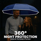 Royal Walk Windproof Folding Travel Umbrella Compact and Strong Luxurious Real - Image 6
