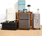 Zipperless Luggage, Polycarbonate Aluminum Hard Shell, Expandable Carry-On - Image 9