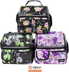 OPUX Lunch Box For Women, Insulated Large Lunch Bag Adult Work, Double Decker - Image 9