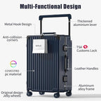 Aluminium Frame Checked-Luggage - Image 4