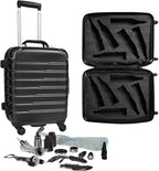 FlyWithWine® by VinGardeValise 12-Bottle Hard Shell Wine Suitcase by FlyWithWine