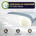 Royal Therapy Memory Foam Pillow, Queen Pillow Neck Pain Relief, Neck and - Image 4