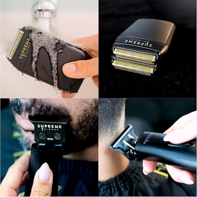 Supreme Trimmer 2-in-1 T-Shaper Trimmer & Crunch Foil Shaver | STF602 Electric - Image 5